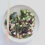 Vegetarian sushi bowl