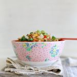 Easy spicy tuna & vegetable fried rice
