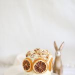 Easter mini carrot layer cake with cream cheese icing