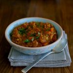 Sweet potato & split pea dahl