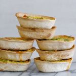 Mini zucchini & bacon quiches