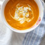 Carrot & sweet potato soup