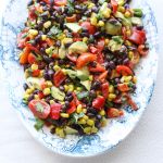Summer black bean salad